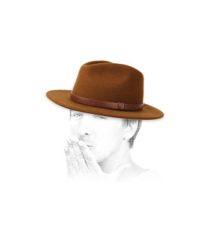 brown fedora Brixton Messer coffee